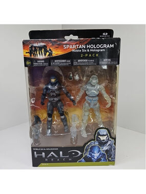 SEALED McFarlane Halo Reach Noble Six & Hologram 2-Pack Series 4 Spartan